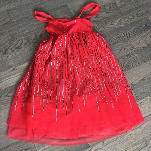 H&M Sparkling Red Kids Costume Dress - Picture 10 of 11